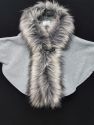 Furry.  Very furry cape